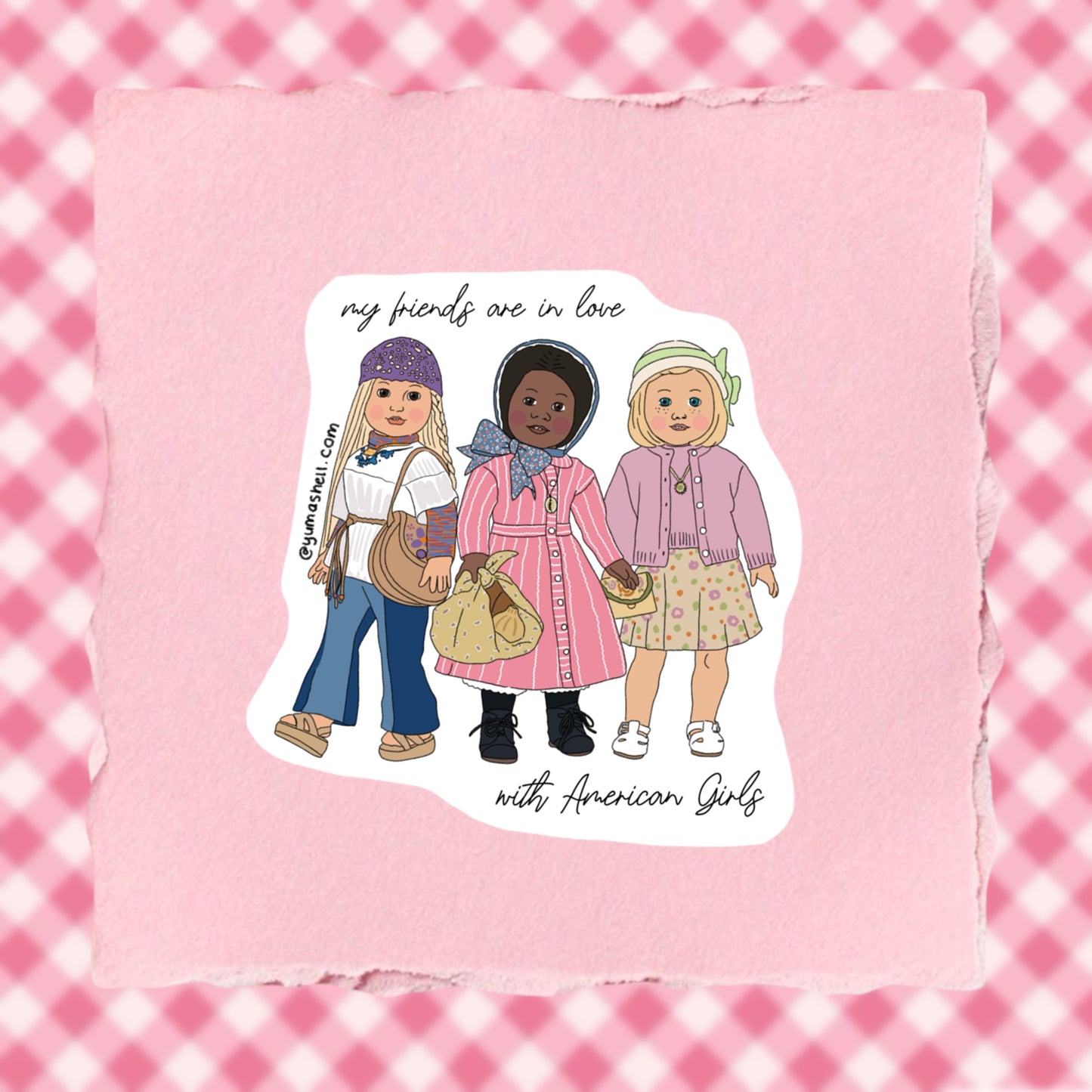 American Girls Waterproof Sticker