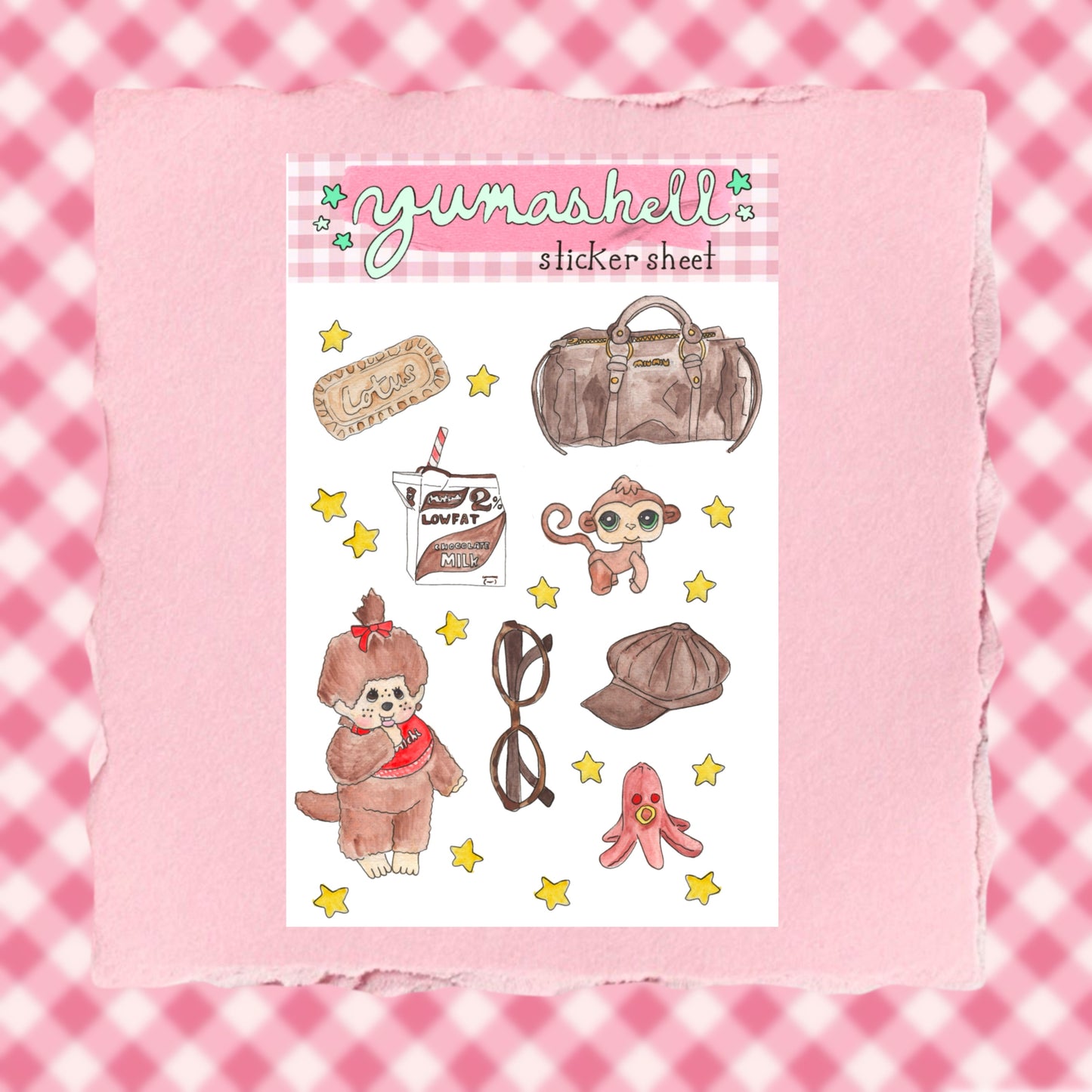 Warm Tones Sticker Sheet