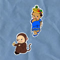 Banana Babies Duo Stickers (Waterproof)