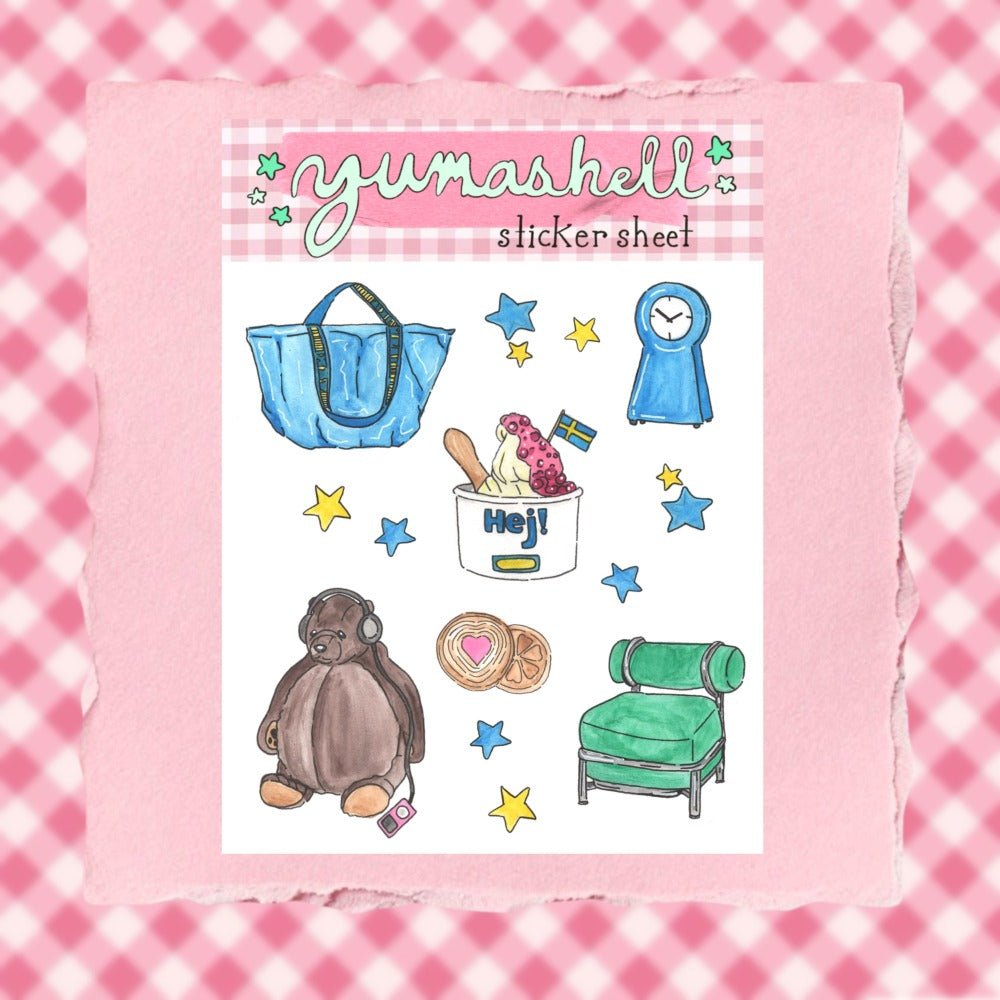 Furniture Store Sticker Sheet
