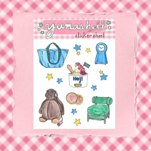 Furniture Store Sticker Sheet