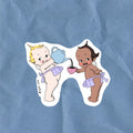 Tea Party Babies Sticker (Waterproof)